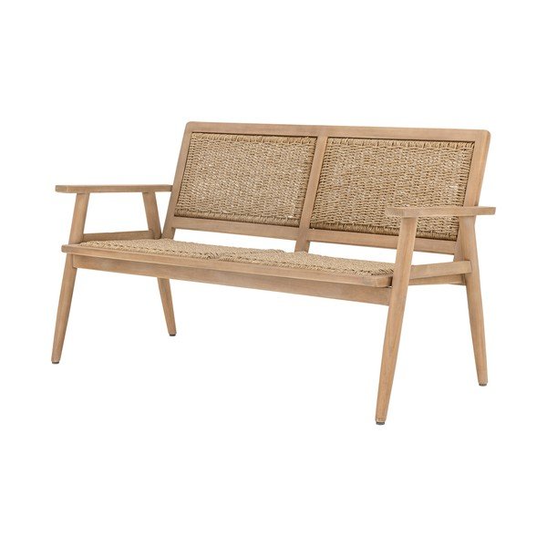 Natúr színű tömörfa kerti kanapé Sorrento – Bloomingville-image-2