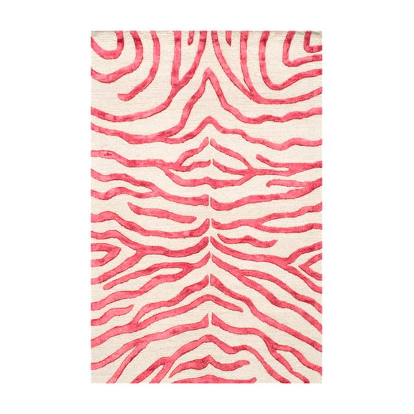 Zebra kézzel készített szőnyeg, 122 x 183 cm - Bakero