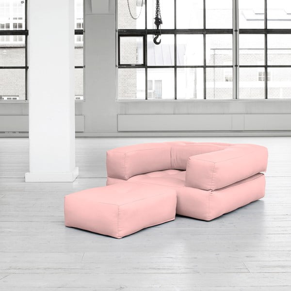 Cube Pink Peonie állítható fotel - Karup