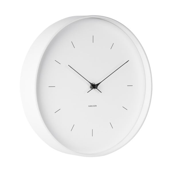 Butterfly fehér falióra, ø 27,5 cm - Karlsson-image-1