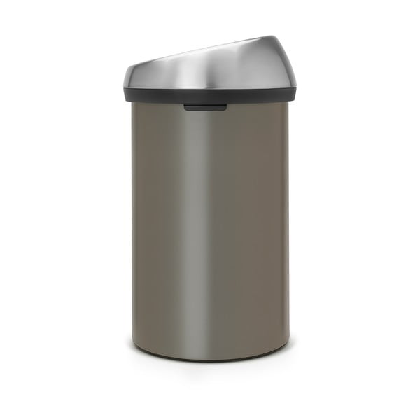 Szürke acél érintésre nyíló szemetes 60 l Touch Bin – Brabantia