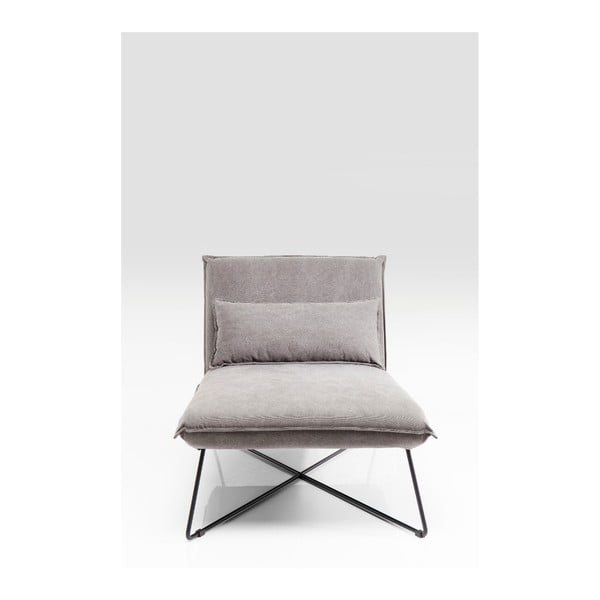 Cornwall szürke fekvőfotel - Kare Design-image-1