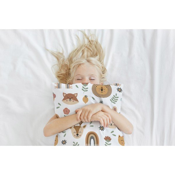 Pamut-szatén gyerek párnahuzat 45x45 cm Little Boho – Butter Kings-image-1