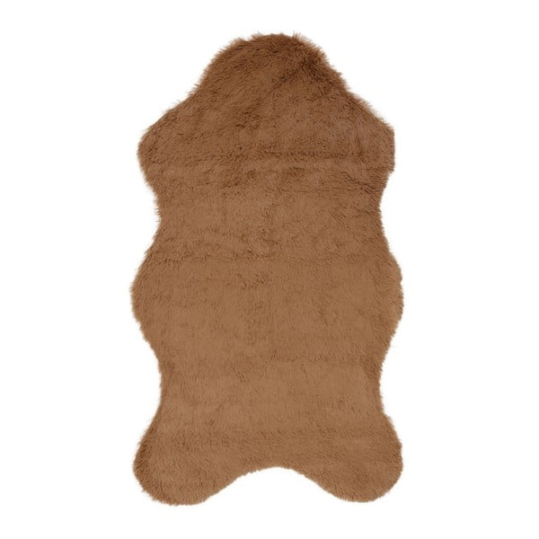 Pelus Brown barna műszőrme szőnyeg, 90 x 150 cm