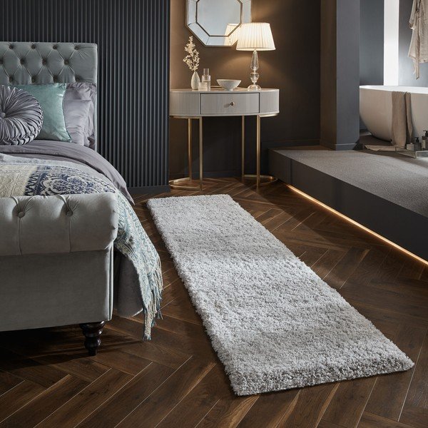 Világosszürke futószőnyeg 60x230 cm – Flair Rugs-image-1