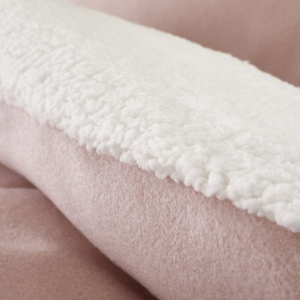 Szívmintás rózsaszín polár ágyneműhuzat, 135 x 200 cm - Catherine Lansfield-image-3