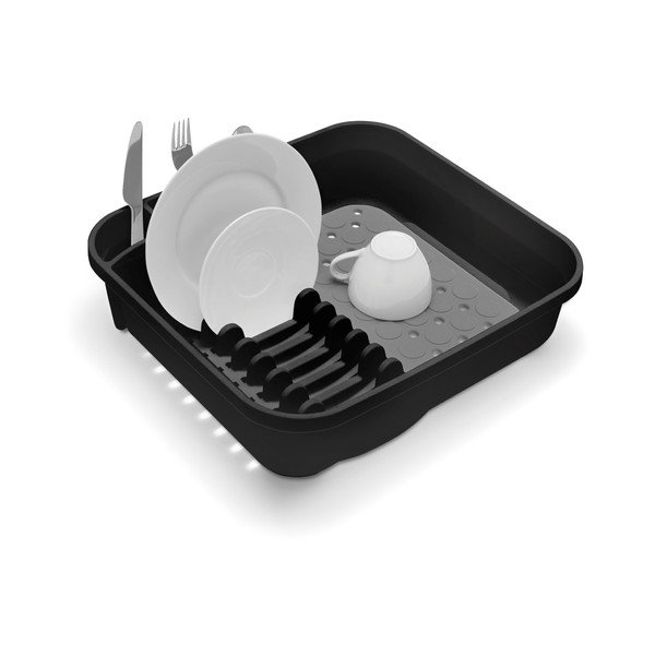 Twin fekete-szürke edényszárító - Addis-image-1