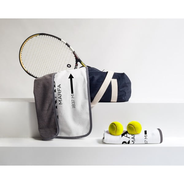 Fekete-fehér mikroszálas törölköző 45x70 cm Prada – Really Nice Things-image-1