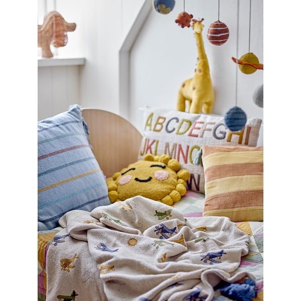 Krémszínű gyerek takaró 130x160 cm Plane – Bloomingville Mini-image-4