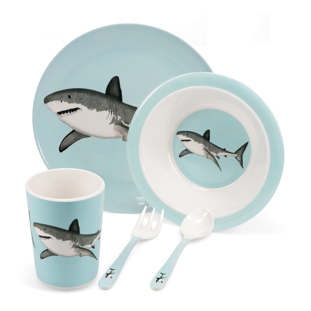 Gyerek étkészlet 5 db-os Sharks – Rex London