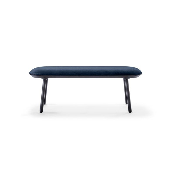 Naïve kék-fekete bársony pad, 140 cm - EMKO-image-2