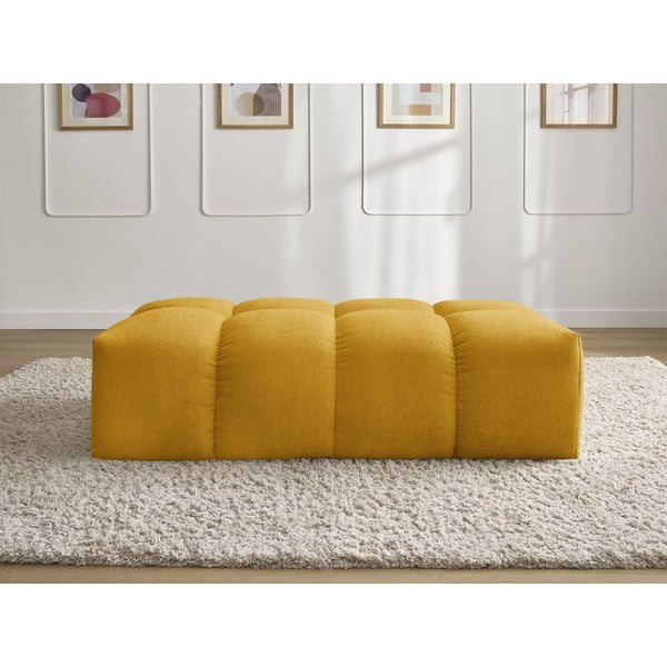 Mustársárga zsenília lábtartó Everest – Bobochic Paris-image-3