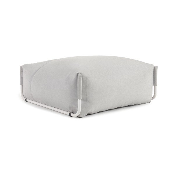 Szürke kerti puff Square – Kave Home