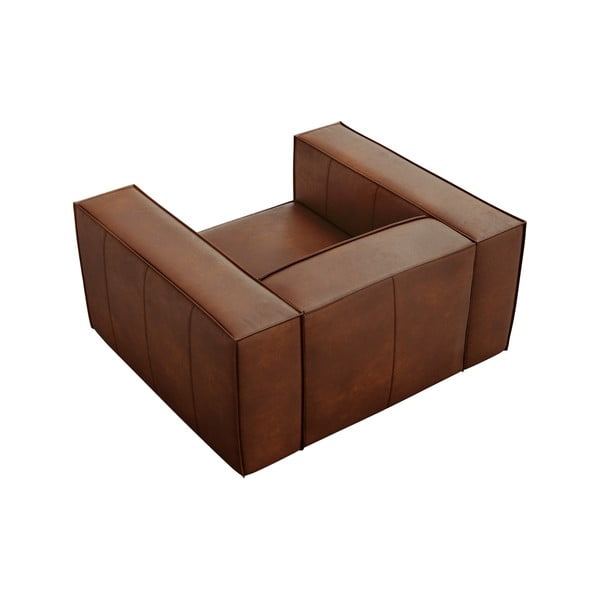 Konyakbarna bőr fotel Madame – Windsor & Co Sofas-image-4