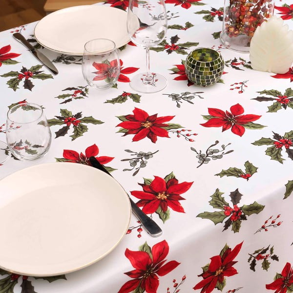 Asztalterítő karácsonyi mintával 150x240 cm Amaryllis – douceur d'intérieur-image-1