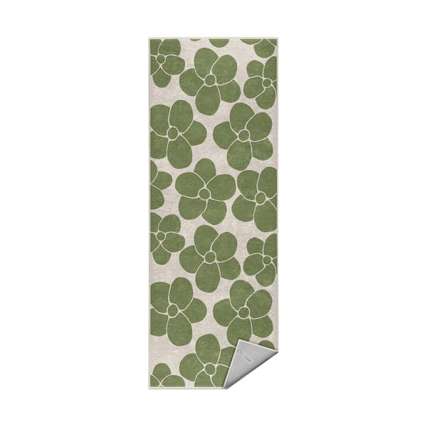 Zöld mosható futószőnyeg 60x230 cm Green Meadow – Mila Home