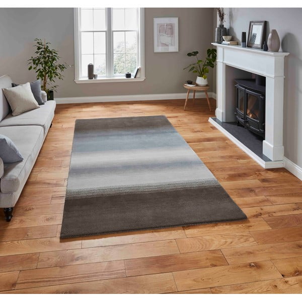 Szürke gyapjú szőnyeg 230x150 cm Elements - Think Rugs-image-1