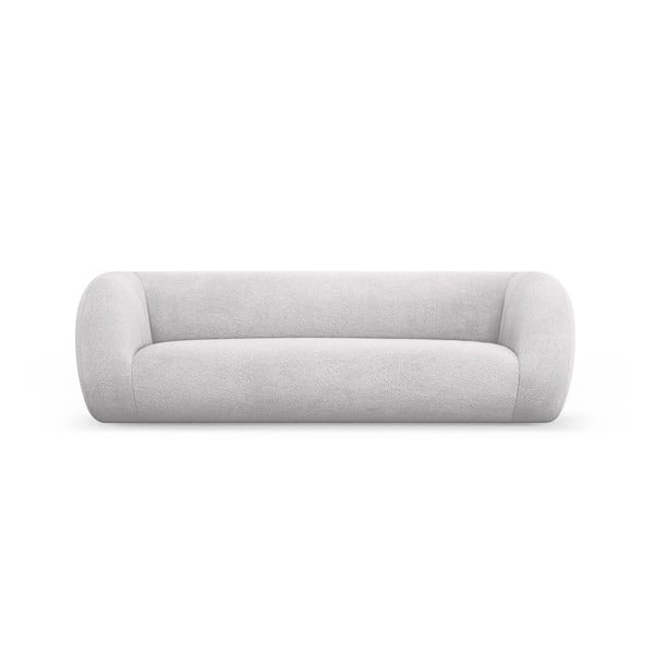 Világosszürke buklé kanapé 230 cm Essen – Cosmopolitan Design