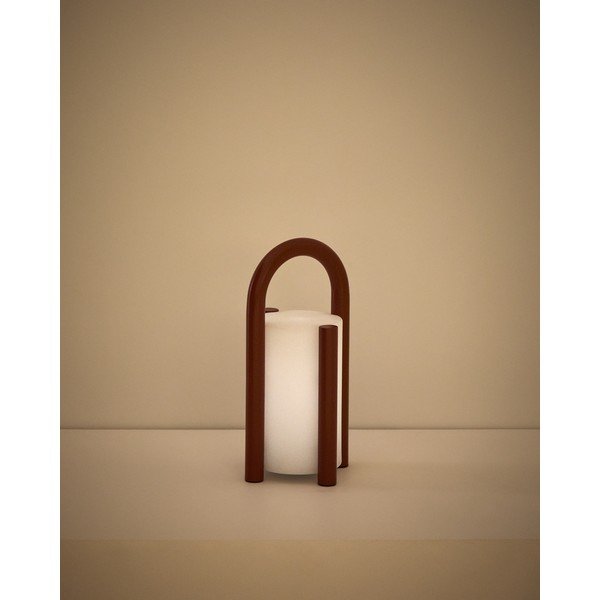 USB LED hordozható kültéri lámpa ø 14 cm Leros – Kave Home-image-4