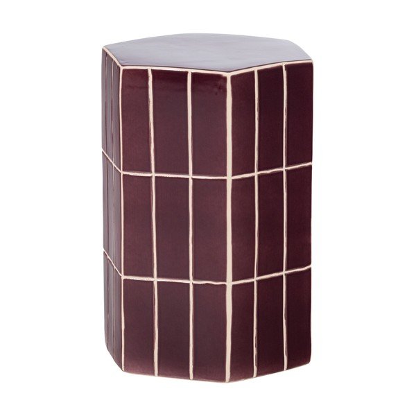 Kerámia tárolóasztal 26x30 cm Plu – WOOOD-image-2