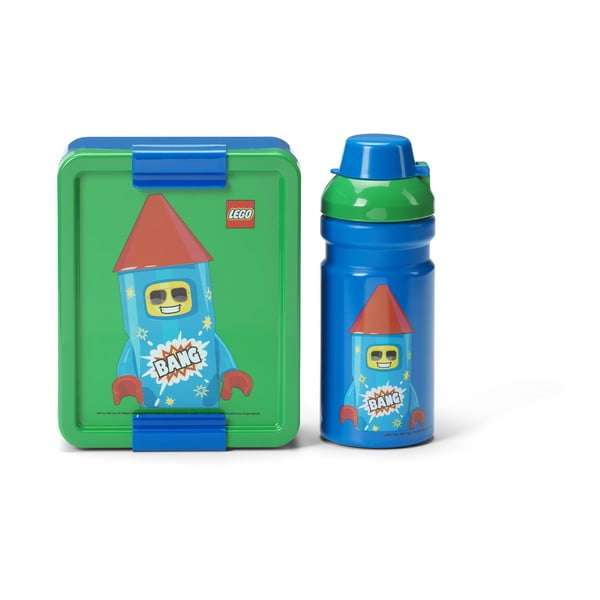 Gyerek uzsonnás doboz palackkal Rocket – LEGO®