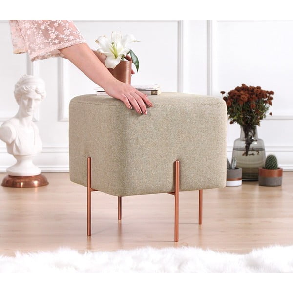 Bézs puff Copper – Artie-image-3