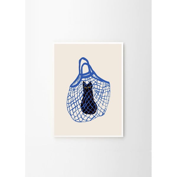 Poszter 30x40 cm The Cat’s In The Bag – Chloe Purpero Johnson – The Poster Club-image-3