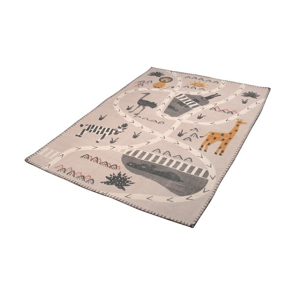 Little Savannah kézzel készített gyerekszőnyeg, 100 x 140 cm - Nattiot-image-2