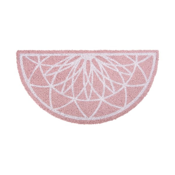 Fairytale coir rózsaszín félkör alakú kókuszrost lábtörlő - PT LIVING