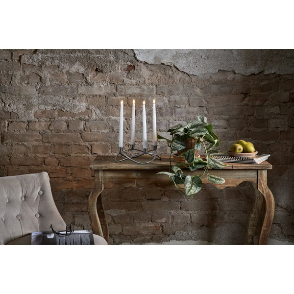 Flamme 2 db fehér LED viaszgyertya, magasság 28,5 cm - Star Trading-image-4