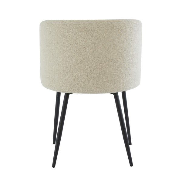 Bézs kárpitozott étkezőfotel Elyna – Light & Living-image-4