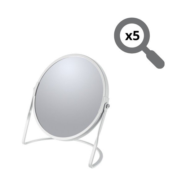Kozmetikai nagyítós tükör (ötszörös nagyítás) ø 18 cm Akira – Spirella-image-3