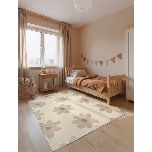 Bézs gyerek szőnyeg 120x170 cm Bloomy – Hanse Home-image-1