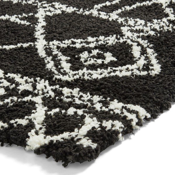 Scandi Berber fekete szőnyeg, 200 x 290 cm - Think Rugs-image-3