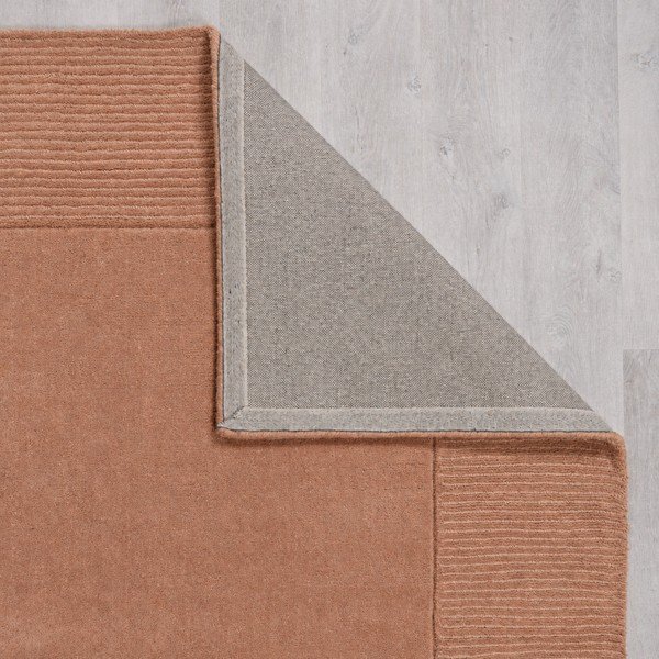 Téglavörös gyapjú szőnyeg 160x230 cm – Flair Rugs-image-2