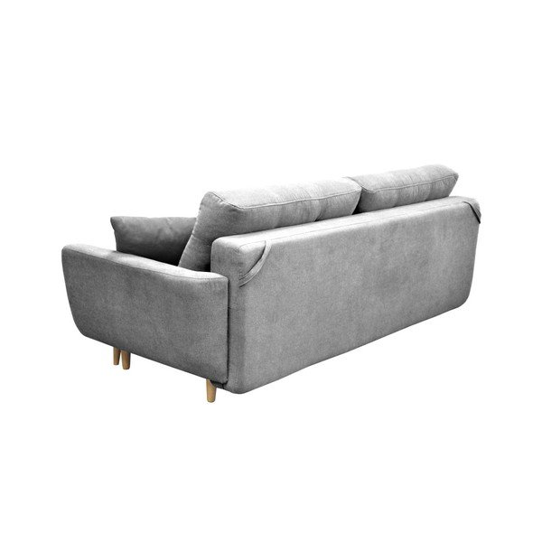 Rose szürke kihúzható kanapé világos lábakkal - Mazzini Sofas-image-4