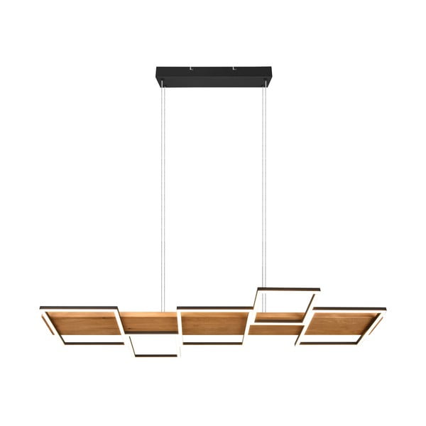 Fekete-natúr színű LED dimmelhető függőlámpa Harper – Trio-image-2