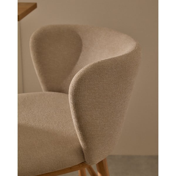 Bézs bárszék (ülésmagasság 75,5 cm) Ciselia – Kave Home-image-3