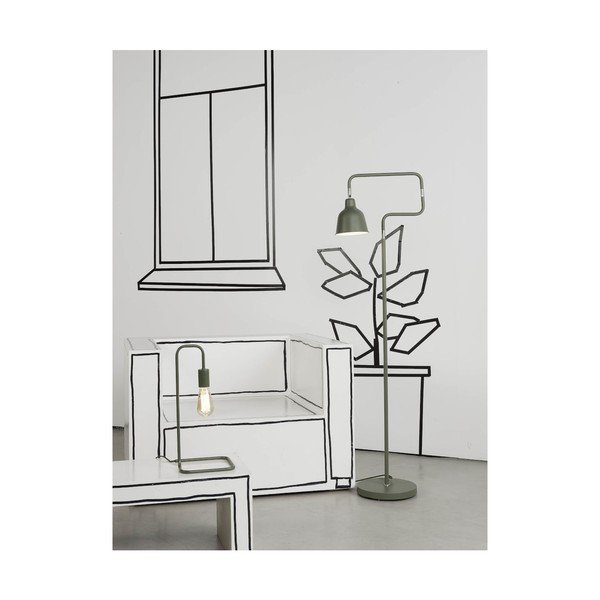 Zöld állólámpa fém búrával (magasság 150 cm) London – it's about RoMi-image-1