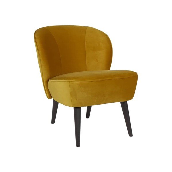 Sara mustársárga fotel - WOOOD