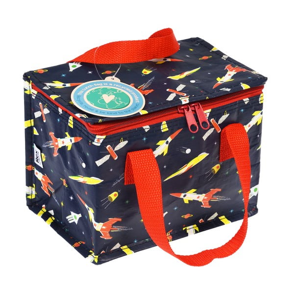 Sötétkék hűtőtáska Space Age Rocket – Rex London-image-3