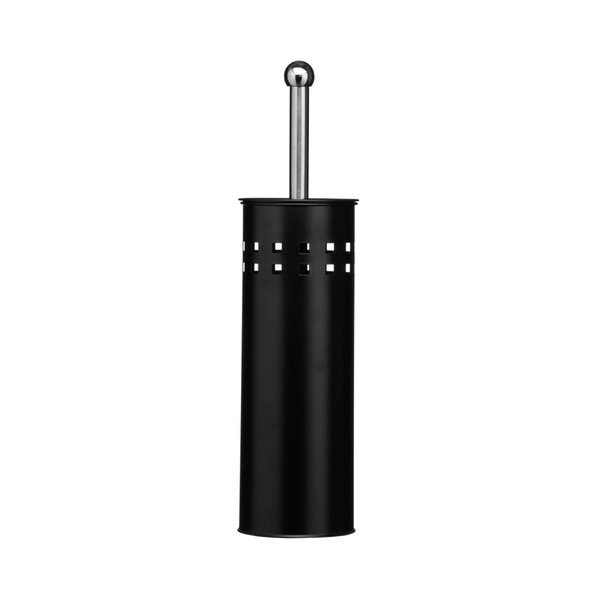 Matt fekete fém WC-kefe Indy – Premier Housewares