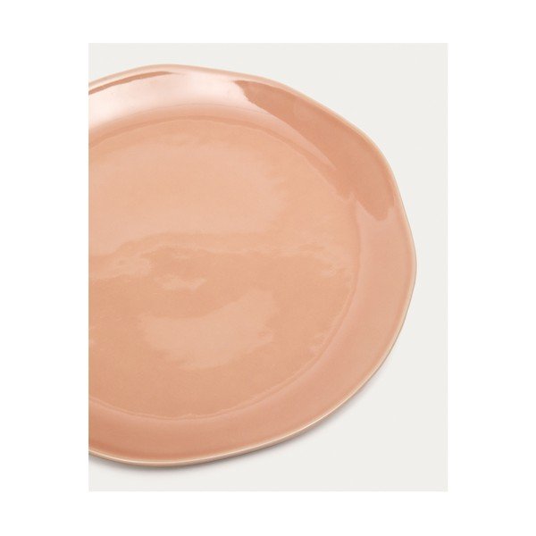 Világos rózsaszín kerámia tányér ø 27 cm Tiraya – Kave Home-image-3
