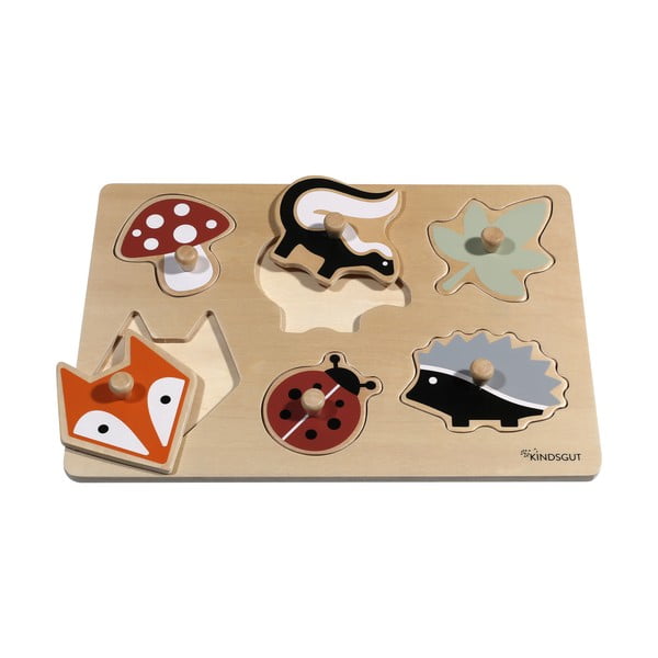 Fa formabeillesztős puzzle (részek száma 6) Forest – Kindsgut-image-4