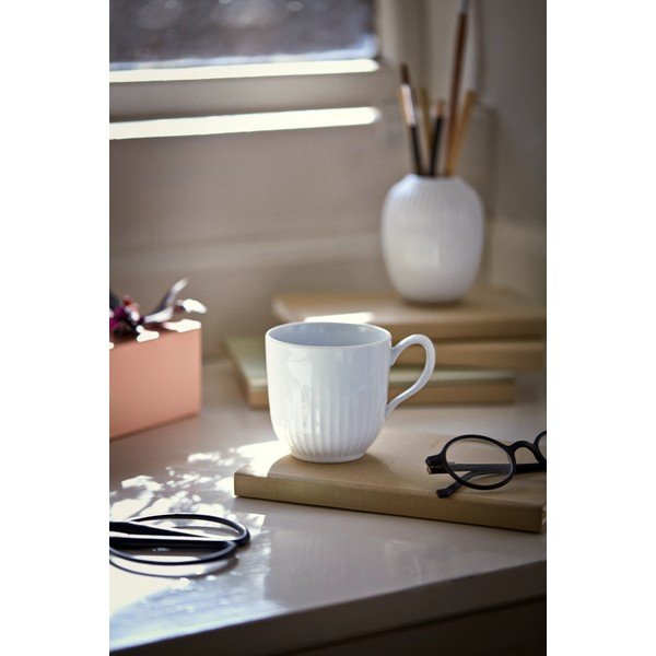 Fehér porcelán bögre 250 ml Hammershøi – Kähler Design-image-1