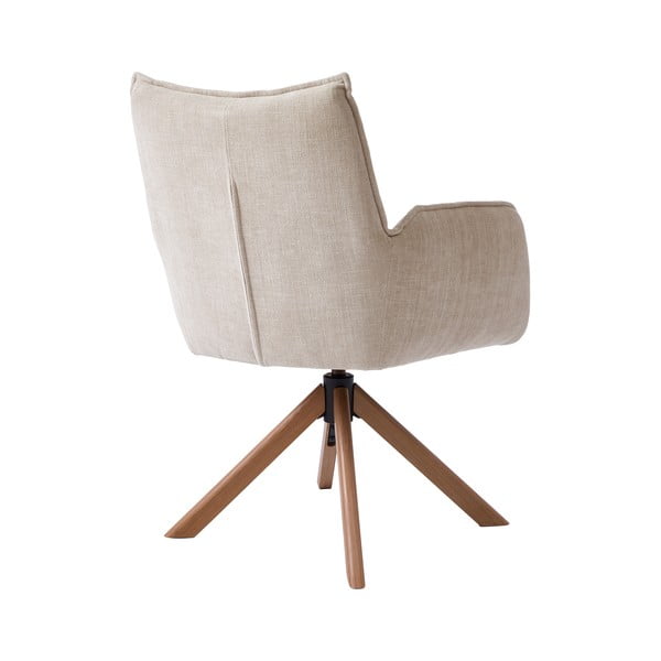 Krémszínű kárpitozott étkezőfotel szett 2 db-os Marilla – Unique Furniture-image-4