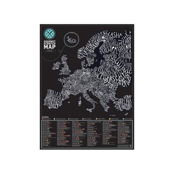 Kaparós Európa térkép ínyenceknek - Luckies of London-image-3