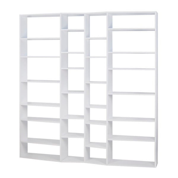 Fehér könyvespolc 214x224 cm Valsa – TemaHome-image-1