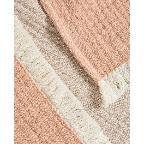 Lazacszínű muszlin gyerek takaró 130x170 cm Nafine – Kave Home-image-2