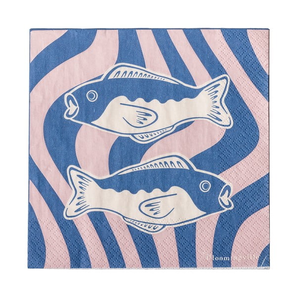 Papír szalvéta szett 20 db-os 33x33 cm Remy – Bloomingville-image-3